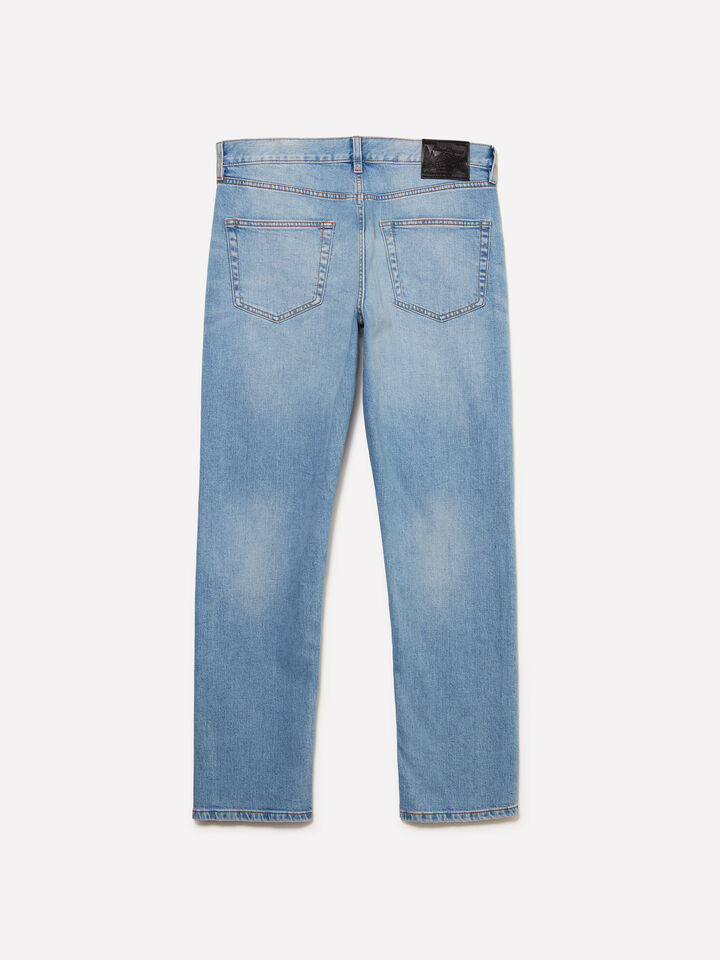 Τζιν Style 75 regular fit ανοιχτό μπλε - τζιν slim fit ανδρικά - Γαλαζιο | Sisley image number 2